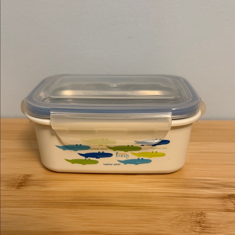 Innobaby Stainless Mini Lunchbox Container 16 oz Alligator NEW Bento Box